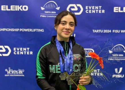 Potosina Sophia Arriola se trae 4 medallas de campeonato en Estonia