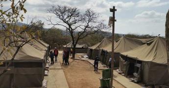 Desmantelamiento de campamento militar en Sudáfrica