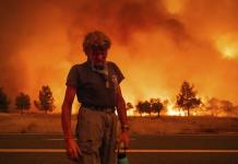 Gran incendio en California y la lucha de los bomberos