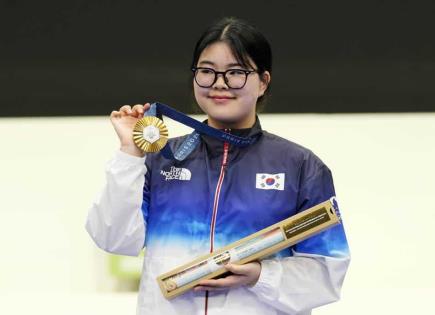 Histórica victoria de Oh Ye Jin en tiro olímpico