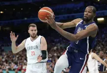 Triunfo aplastante de EEUU en Juegos Olímpicos contra Serbia Triunfo aplastante de EEUU en Juegos Olímpicos contra Serbia