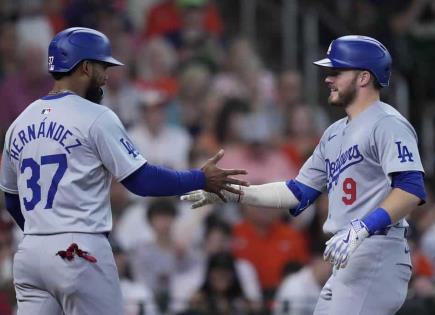 Victoria de los Dodgers sobre Astros en Grandes Ligas