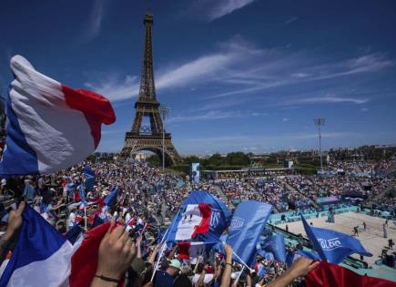 Atracciones en el Estadio Torre Eiffel durante los Juegos Olímpicos