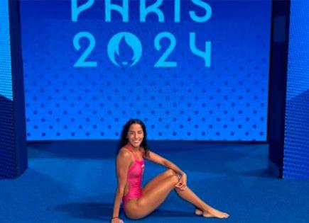 Nadadora mexicana Cecilia Pulido es eliminada en los 100m dorso