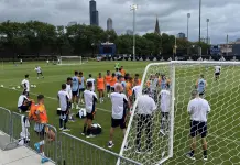 Preparaci&oacute;n del Real Madrid en Chicago para amistoso en EE.UU.