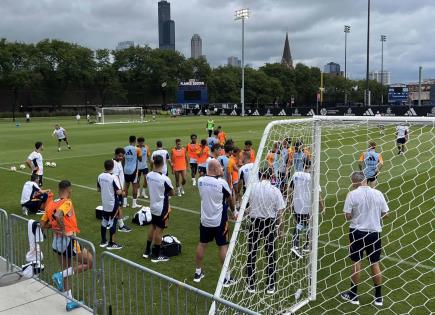 Preparación del Real Madrid en Chicago para amistoso en EE.UU.