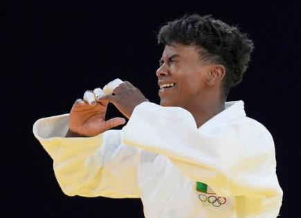 Mexicana Prisca Awiti se queda con la plata en el judo olímpico