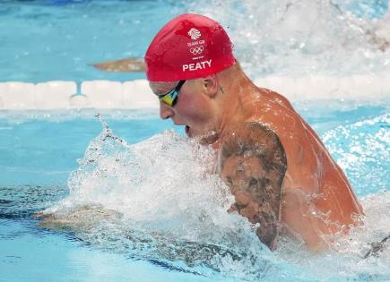 Nadador británico Adam Peaty da positivo a Covid-19 en Juegos Olímpicos de París 2024