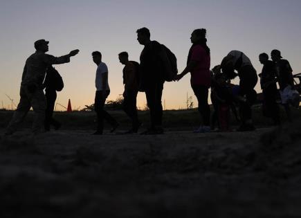 Impacto de las restricciones al asilo en los arrestos de migrantes en la frontera sur de EE. UU.