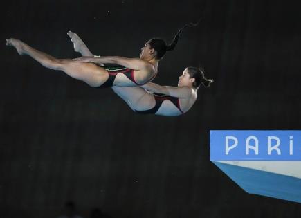 Mexicanas Orozco y Agúndez en competencia de clavados olímpicos