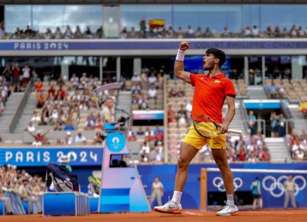 Alcaraz elimina a Paul en el tenis olímpico y el reinante campeón Zverev cae ante Musetti