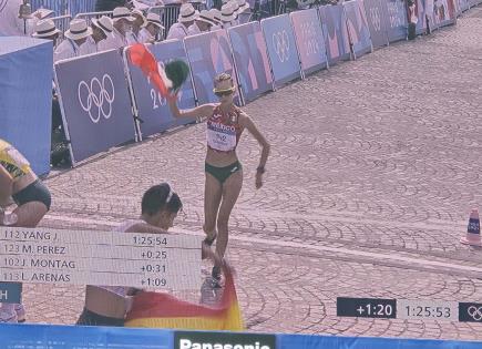 Alegna González y su destacada actuación en la marcha 20km femenil de París 2024