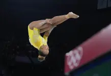 Final Ol&iacute;mpica entre Simone Biles y Rebeca Andrade