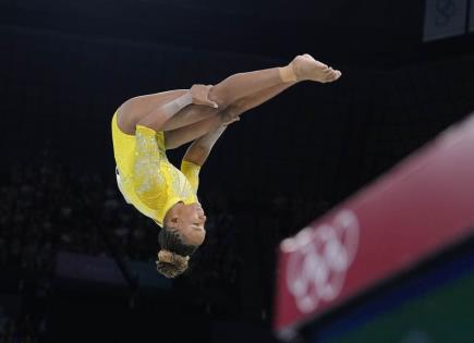 Final Olímpica entre Simone Biles y Rebeca Andrade