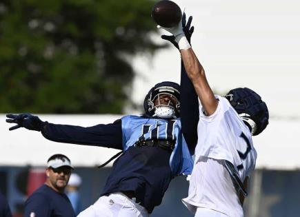 Lesión de DeAndre Hopkins en los Titans de Tennessee