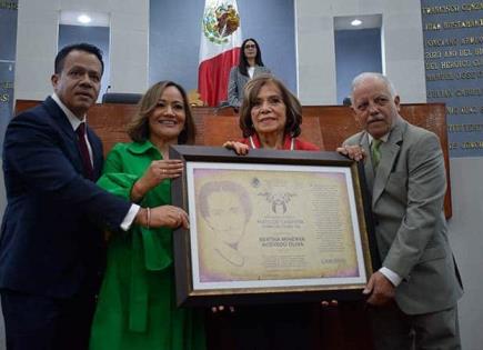 Presea Matilde Cabrera, para Minerva Acevedo