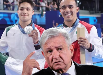 AMLO felicita a clavadistas por medalla de plata en París