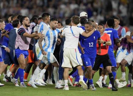 Francia derrota a Argentina en Juegos Olímpicos