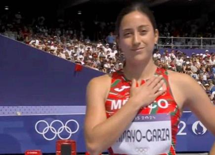 Mexicana Cecilia Tamayo es eliminada pero hace historia en 100m planos