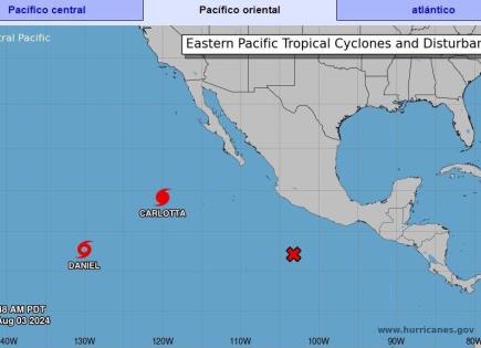 Se forma tormenta tropical Daniel en el Pacífico