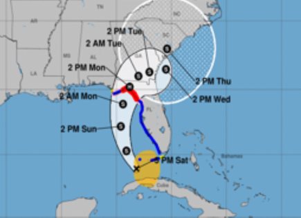 Se forma tormenta tropical Debby en el golfo de México