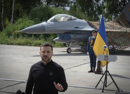 Despliegue de aviones F-16 en Ucrania contra Rusia