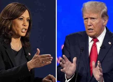 Trump no pretende debatir con K. Harris