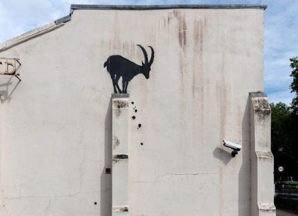 Banksy, autor de nueva obra en edificio de Londres