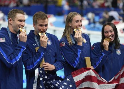 Desempeño de Estados Unidos en natación olímpica