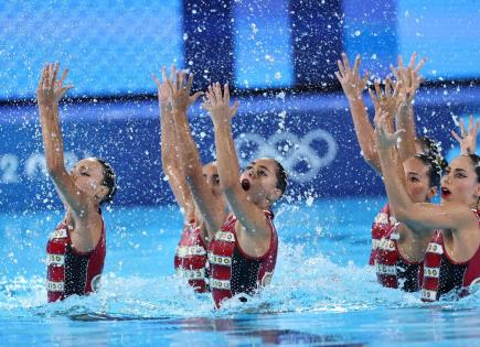 Equipo mexicano de natación artística logra octavo lugar en su regreso olímpico