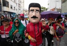 Marcha de apoyo a Nicolás Maduro en Caracas