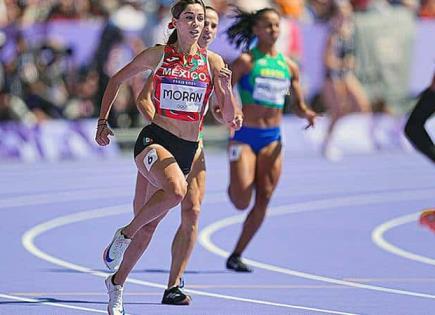 Desempeño de Paola Morán en la semifinal de atletismo en París 2024