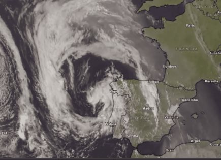 ¿Qué es el efecto Fujiwhara en meteorología?