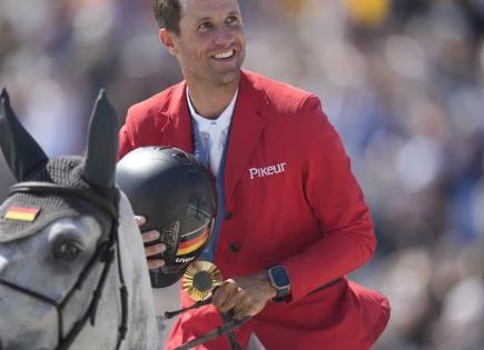 Christian Kukuk gana el oro en salto individual ecuestre en París 2024