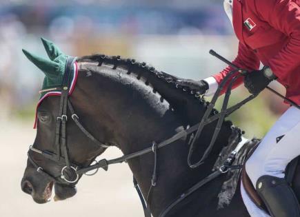 Eliminación de Andrés Azcárraga en Salto Ecuestre JO