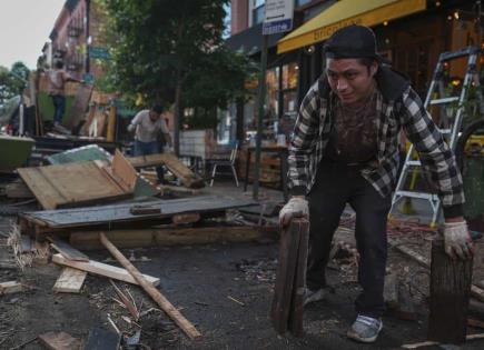 Fin de las mesas al aire libre en Nueva York