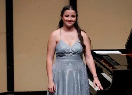 María Hanneman Vera, talentosa pianista, logra un premio en el Concurso Internacional de Música Medici.