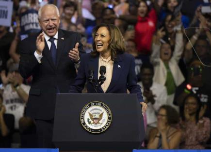 Presentación de Kamala Harris y Tim Walz en Pensilvania