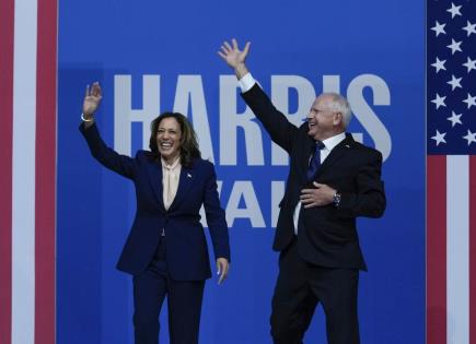 Kamala Harris y Tim Walz unen fuerzas en eventos de campaña en Michigan