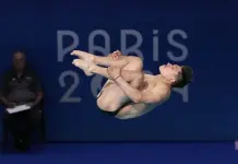 Osmar Olvera clasifica a la final de trampolín en París 2024 Osmar Olvera clasifica a la final de trampolín en París 2024