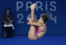 El desafortunado clavado de Aranza Vázquez en París 2024 El desafortunado clavado de Aranza Vázquez en París 2024