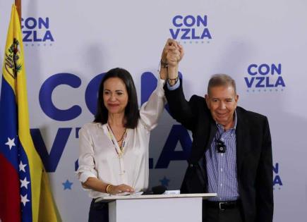 Oposición venezolana solicita revisión de actas electorales en México, Brasil y Colombia