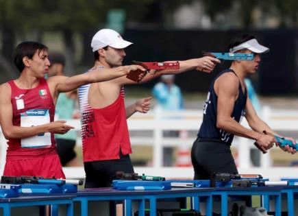 Emiliano Hernández logra cuarto lugar de pentatlón moderno