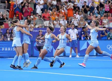 Las Leonas argentinas triunfan en emocionante partido de hockey