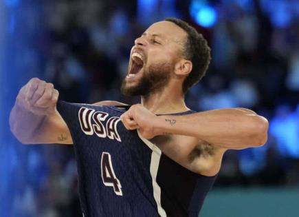 Estados Unidos se corona en baloncesto olímpico con brillante actuación de Curry