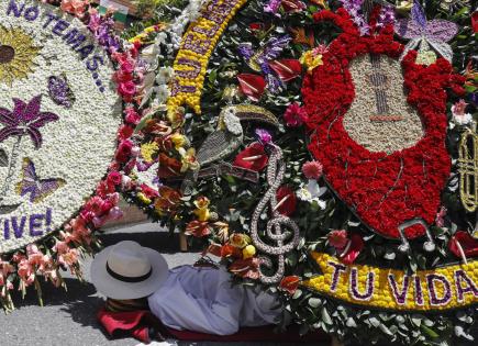 Desfile de Silleteros en la Feria de las Flores de Medellín