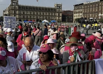 Frente Cívico Nacional marcha en contra de sobrerrepresentaci