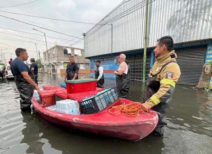 Chalco vive 10 días bajo el agua