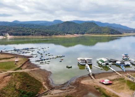 Aumento en niveles de agua en presas del Sistema Cutzamala