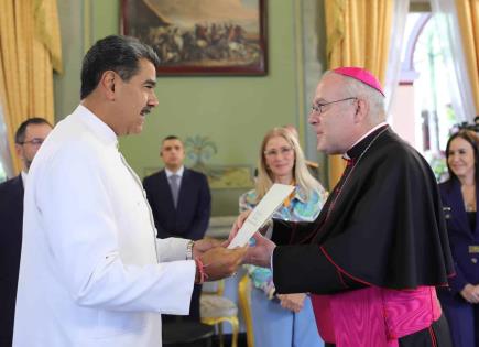 Ceremonia de entrega de cartas credenciales en Venezuela